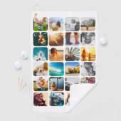 Serviette De Golf Golf Towel 24 Photo Modèle arrondi (En situation)