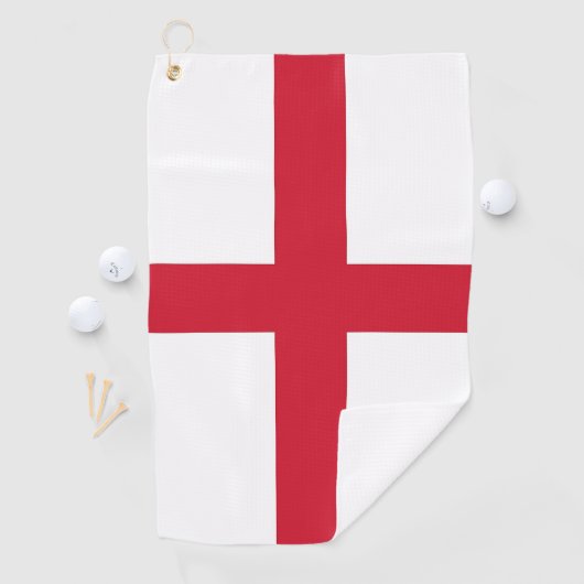 Serviette De Golf Golf Towel avec drapeau d'Angleterre, Royaume-Uni (En situation)