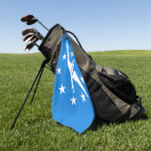 Serviette De Golf Golf Towel avec drapeau de Corpus Christi City, US (Vert)