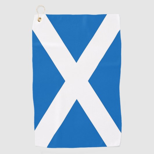 Serviette De Golf Golf Towel avec drapeau d'Ecosse, Royaume-Uni (Devant)
