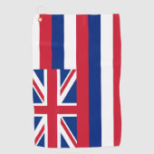 Serviette De Golf Golf Towel avec drapeau d'Hawaii, États-Unis (Devant)