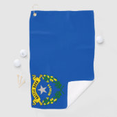 Serviette De Golf Golf Towel avec drapeau du Nevada (En situation)