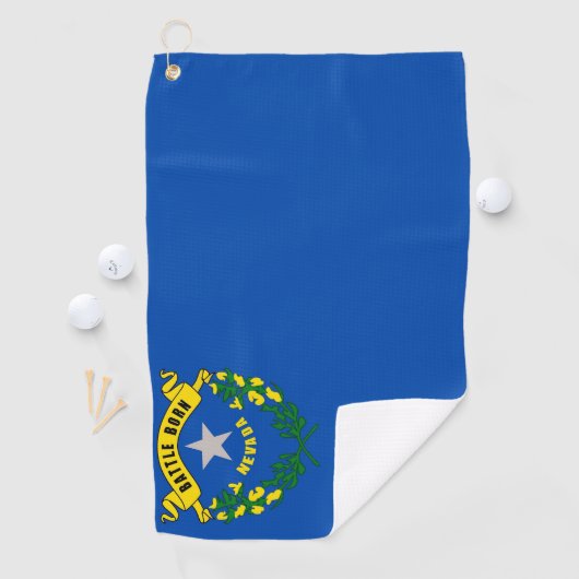 Serviette De Golf Golf Towel avec drapeau du Nevada (En situation)