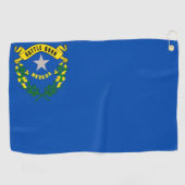 Serviette De Golf Golf Towel avec drapeau du Nevada (Horizontal)