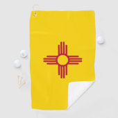 Serviette De Golf Golf Towel avec drapeau du Nouveau-Mexique (En situation)