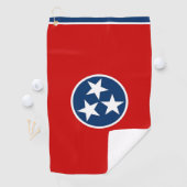 Serviette De Golf Golf Towel avec drapeau du Tennessee, USA (En situation)