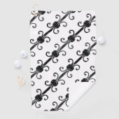 Serviette De Golf Golf Towel - Basilica Roses (En situation)