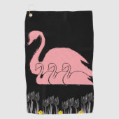 Serviette De Golf Golf Towel Floral (Devant)
