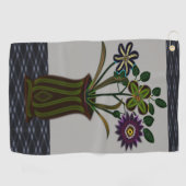 Serviette De Golf Golf Towel Floral (Horizontal)