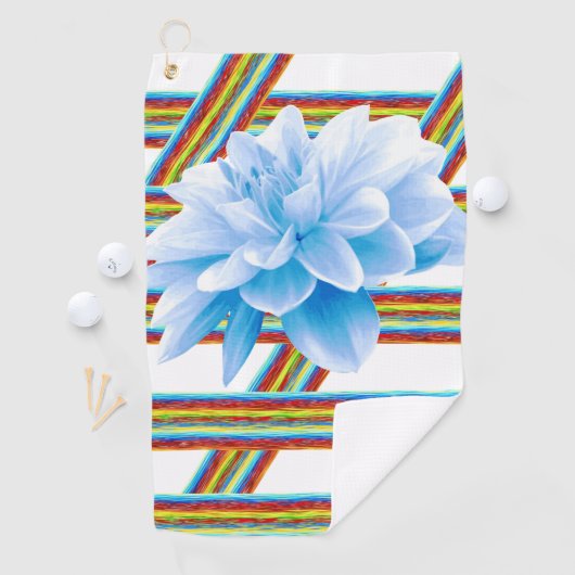 Serviette De Golf Golf Towel Floral (En situation)