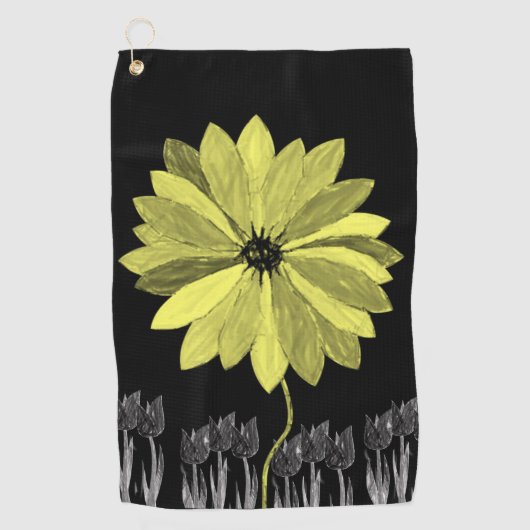 Serviette De Golf Golf Towel Floral (Devant)