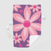 Serviette De Golf Golf Towel Floral (En situation)