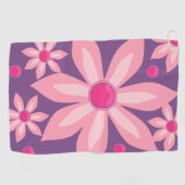 Serviette De Golf Golf Towel Floral (Horizontal)