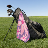 Serviette De Golf Golf Towel Floral (Vert)
