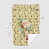 Serviette De Golf Golf Towel Floral (En situation)