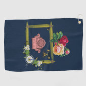 Serviette De Golf Golf Towel Floral (Horizontal)