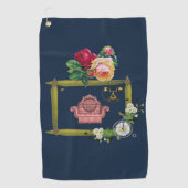 Serviette De Golf Golf Towel Floral (Devant)