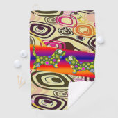 Serviette De Golf Golf Towel Floral (En situation)