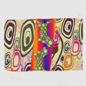 Serviette De Golf Golf Towel Floral (Horizontal)