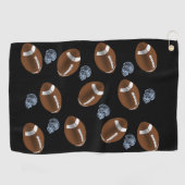 Serviette De Golf Golf Towel Football (Horizontal)