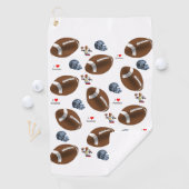 Serviette De Golf Golf Towel Football (En situation)