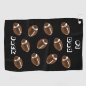 Serviette De Golf Golf Towel Football #1 Papa (Horizontal)