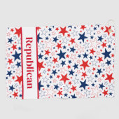 Serviette De Golf Golf Towel Patriotic Stars Républicain (Horizontal)