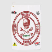 Serviette De Golf Golf Towel Skull (Devant)