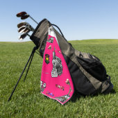 Serviette De Golf Golf Towel Train (Vert)