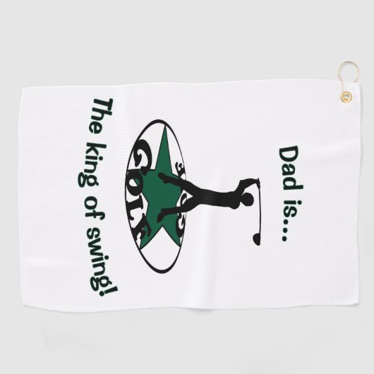 Serviette De Golf Golf - un jeu merveilleux (Horizontal)