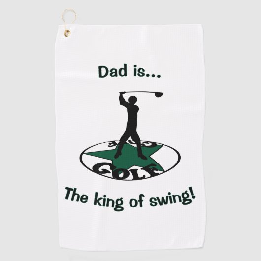 Serviette De Golf Golf - un jeu merveilleux (Devant)