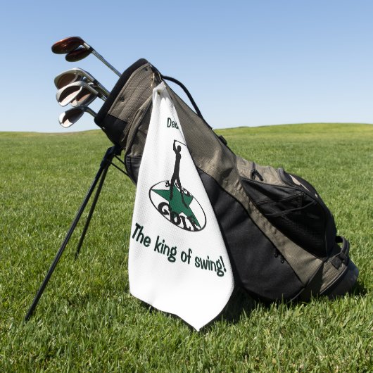 Serviette De Golf Golf - un jeu merveilleux (Vert)