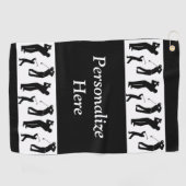 Serviette De Golf Golf World Pour Les Golfeurs (Horizontal)