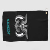 Serviette De Golf Golf Yemen & Yemeni armoiries / drapeau (Horizontal)