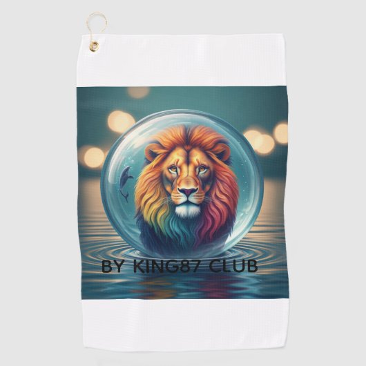 Serviette De Golf Golfer Hat  (Devant)