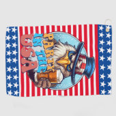 Serviette De Golf GOLFER Party aux Etats-Unis (Horizontal)