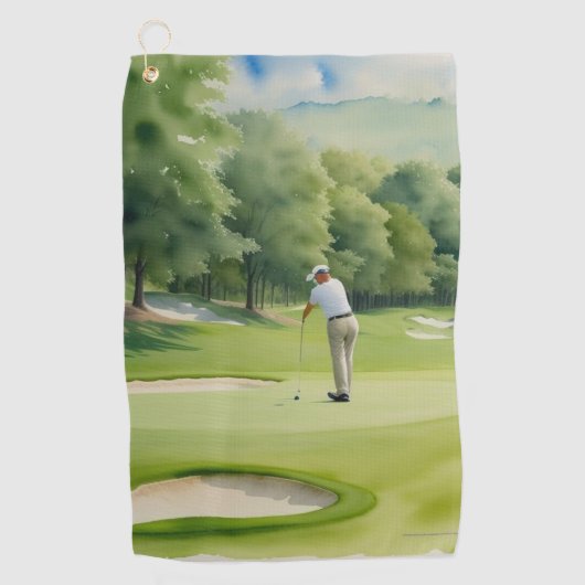 Serviette De Golf Golfer Sport Golf Towel (Devant)
