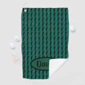 Serviette De Golf Golfeur (En situation)
