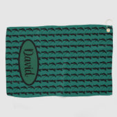 Serviette De Golf Golfeur (Horizontal)