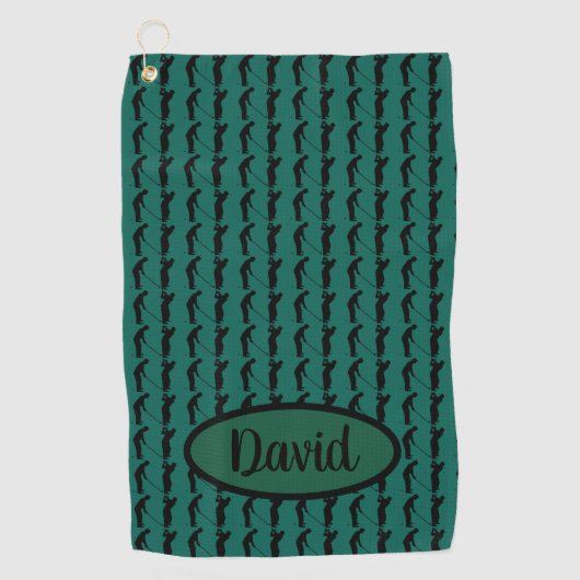 Serviette De Golf Golfeur (Devant)