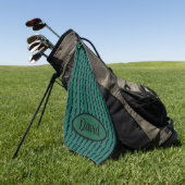 Serviette De Golf Golfeur (Vert)
