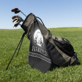 Serviette De Golf Golfeur Noir (Vert)