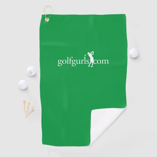 Serviette De Golf GolfGurls Golf Towel (En situation)