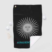 Serviette De Golf Golfing Argentina & Sol De Mayo armoiries /drapeau (En situation)