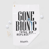 Serviette De Golf Gone Bionic Hip Remplacement Post Surging Gag (En situation)
