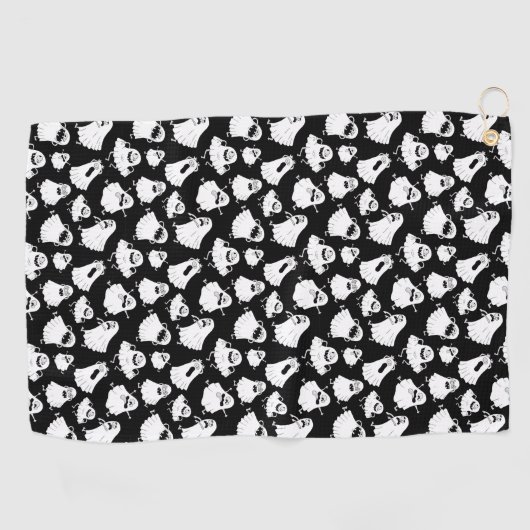 Serviette de golf Goofy Ghosts (Horizontal)