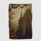 Serviette De Golf Gothique/Halloween/automne/citrouille (Devant)