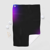 Serviette De Golf Gradient violet noir (En situation)