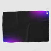 Serviette De Golf Gradient violet noir (Horizontal)