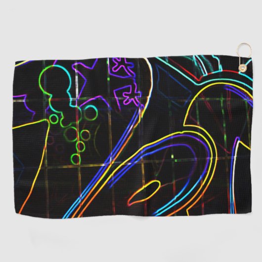 Serviette De Golf Graffiti 10 gtm (Horizontal)